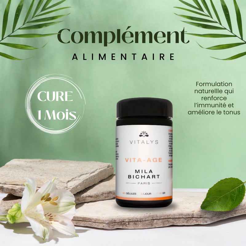 Vita Age immunité, tonus et anti-âge - complément alimentaire Vitalys